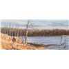 Image 1 : John M. Zupan (1941-1998) framed original watercolour painting, labelled " Shore of Adamson Lake", 5