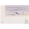 Image 2 : John M. Zupan (1941-1998) framed original watercolour painting, labelled on verso " Lake under Snow"