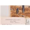 Image 2 : John M. Zupan (1941-1998) framed original watercolour painting, labelled " Beaver Pond", 4 1/2" X 10