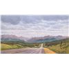 Image 1 : John M. Zupan (1941-1998) unframed original watercolour painting, titled on verso " West of Nordegg"