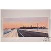 Image 2 : John M. Zupan (1941-1998) unframed original watercolour painting, titled on verso " Hwy #37 At Dusk"