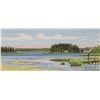 Image 1 : John M. Zupan (1941-1998) unframed original watercolour painting, titled on verso " Astotin Lake wit