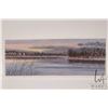 Image 2 : John M. Zupan (1941-1998) unframed original watercolour painting, titled on verso " Twilight with Sa