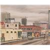 Image 1 : John M. Zupan (1941-1998) unframed original watercolour painting, titled on verso " Royal Hotel", 11