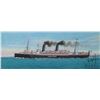 Image 1 : John M. Zupan (1941-1998) unframed original watercolour painting of Gablonz steam ship, 6 1/2" X 16 
