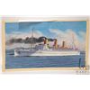 Image 2 : John M. Zupan (1941-1998) unframed original watercolour painting of the Empress of China leaving Van
