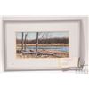 Image 2 : John M. Zupan (1941-1998) framed original watercolour painting, labelled " May Day (B)", 5" X 11"