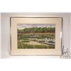 Image 2 : John M. Zupan (1941-1998) framed original watercolour painting, titled on verso "Beaver House", 13 1