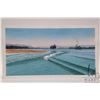 Image 2 : John M. Zupan (1941-1998) unframed original watercolour painting titled on verso " Columbia River at