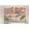 Image 2 : John M. Zupan (1941-1998) unframed original watercolour painting of a mountain lake scene, 10" X 13 