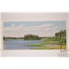 Image 2 : John M. Zupan (1941-1998) unframed original watercolour painting, titled on verso " Archer Island", 