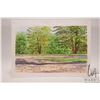 Image 2 : John M. Zupan (1941-1998) unframed original watercolour painting, titled on verso "Trees in Summer",