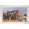 Image 2 : John M. Zupan (1941-1998) unframed original watercolour painting of a mountain, 9" x 15"