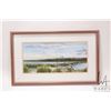 Image 2 : John M. Zupan (1941-1998) framed original watercolour painting of a shoreline, 6 1/2" X 13 1/2