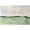 Image 1 : John M. Zupan (1941-1998) unsigned and unframed original watercolour landscape. From the estate of t