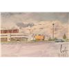 Image 1 : John M. Zupan (1941-1998) unsigned and unframed original watercolour architectural painting dated Ju