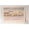 Image 2 : John M. Zupan (1941-1998) unsigned and unframed original watercolour architectural painting dated Ju