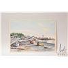 Image 2 : John M. Zupan (1941-1998) unsigned and unframed original watercolour landscape of a shoreline. From 