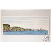 Image 2 : John M. Zupan (1941-1998) unsigned and unframed original watercolour of a lake scene. From the estat
