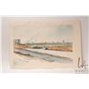 Image 2 : John M. Zupan (1941-1998) unsigned and unframed original watercolour of the high level bridge. From 