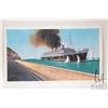 Image 2 : John M. Zupan (1941-1998) unsigned and unframed original watercolour of the steam ship REX. From the