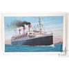 Image 2 : John M. Zupan (1941-1998) unsigned and unframed original watercolour of the Cap Arcona. From the est