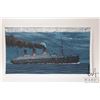Image 2 : John M. Zupan (1941-1998) unsigned and unframed original watercolour of the Berengaria on the sea. F