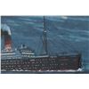 Image 3 : John M. Zupan (1941-1998) unsigned and unframed original watercolour of the Berengaria on the sea. F
