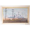 Image 2 : John M. Zupan (1941-1998) unsigned and unframed original watercolour of the backside of the Statue o