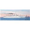 Image 1 : John M. Zupan (1941-1998) unsigned and unframed original watercolour of the ocean liner Augustus . F