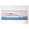 Image 2 : John M. Zupan (1941-1998) unsigned and unframed original watercolour of the ocean liner Augustus . F