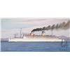 Image 1 : John M. Zupan (1941-1998) unsigned and unframed original watercolour of the passenger liner SS Malol