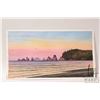 Image 2 : John M. Zupan (1941-1998) unsigned and unframed original watercolour of a sunset shoreline. From the