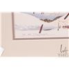 Image 3 : John M. Zupan (1941-1998) framed original watercolour painting, titled on verso "Winter Sunset", 14"