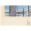 Image 3 : John M. Zupan (1941-1998) framed original watercolour painting of a lake in summer, 9 1/2" X 13"