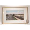 Image 2 : John M. Zupan (1941-1998) framed original watercolour painting, labelled in verso "Range Road near N