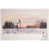 Image 2 : John M. Zupan (1941-1998) two unframed original watercolour paintings including a lake shore, 4 1/2"