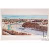 Image 2 : John M. Zupan (1941-1998) unframed original watercolour painting, titled "River Valley in Winter", 6