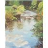 Image 1 : Susanne Loutas framed original pastel on paper waterscape, pencil signed by artist and dated '99, 6"