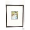 Image 2 : Susanne Loutas framed original pastel on paper waterscape, pencil signed by artist and dated '99, 6"