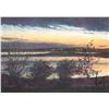 Image 1 : Susanne Loutas framed original pastel on paper night time landscape, pencil signed by artist and dat