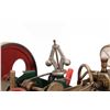 Image 14 : Wilesco D 406 or D 405 Steam tractor, made in West Germany, includes attached coal cart, crank motio