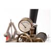 Image 15 : Wilesco D 406 or D 405 Steam tractor, made in West Germany, includes attached coal cart, crank motio