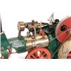 Image 4 : Wilesco D 406 or D 405 Steam tractor, made in West Germany, includes attached coal cart, crank motio