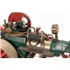 Image 8 : Wilesco D 406 or D 405 Steam tractor, made in West Germany, includes attached coal cart, crank motio