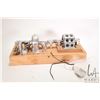 Image 1 : Model of a Steam Engine powered steel turbin generator on 19 1/2" wood base, note: this is a model, 