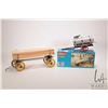 Image 1 : Mamod lumber wagon and a Wilesco A 385 9" water tank with original box