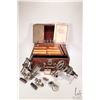 Image 1 : Crosby Steam Gage& Valve Co. Steam Engine Indicator in fitted mahogany box 12 1/2" L X 8 1/2" W X 7 