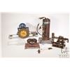 Image 1 : Meccano crankless piston engine, vintage Weeden toy motor no. 101 electro-magnetic generator, a two 