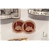 Image 2 : Seven collectible Sycamore Steam Power show belt buckles 1982-1988 plus a set of cufflinks and a pin